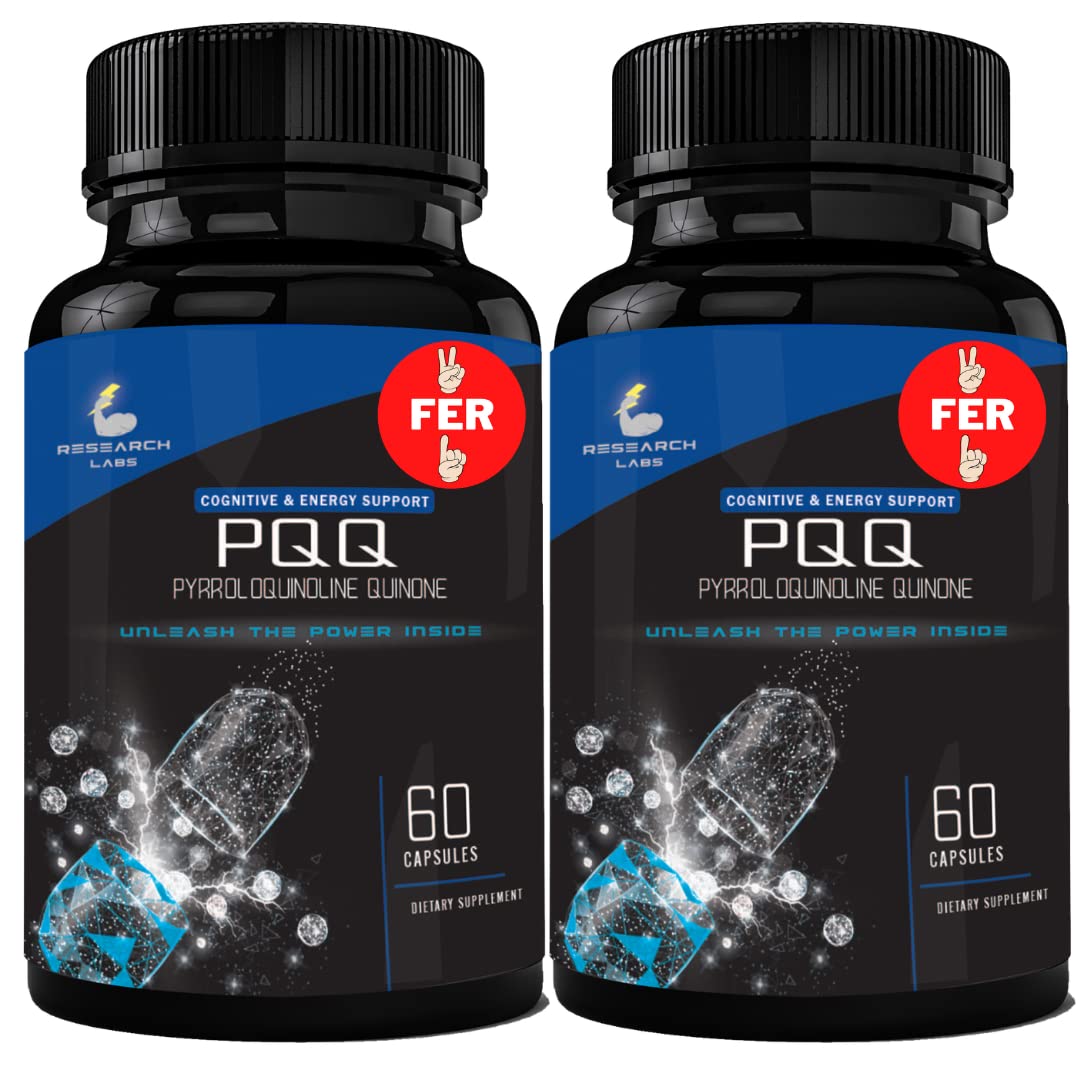 Foto 2 pulgar | Suplemento Research Labs PQQ X120 de Ultra Alta Pureza 60 Capsulas 2 Frascos - Venta Internacional