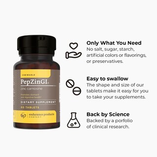 Foto 5 | Suplemento Endurance Products Zinc Carnosine de 60 Tabletas-Venta Internacional