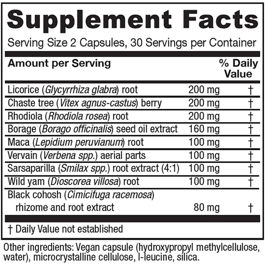 Foto 3 pulgar | Suplemento Vitanica Femrebalance Hormone Balance 60 Cápsulas - Venta Internacional
