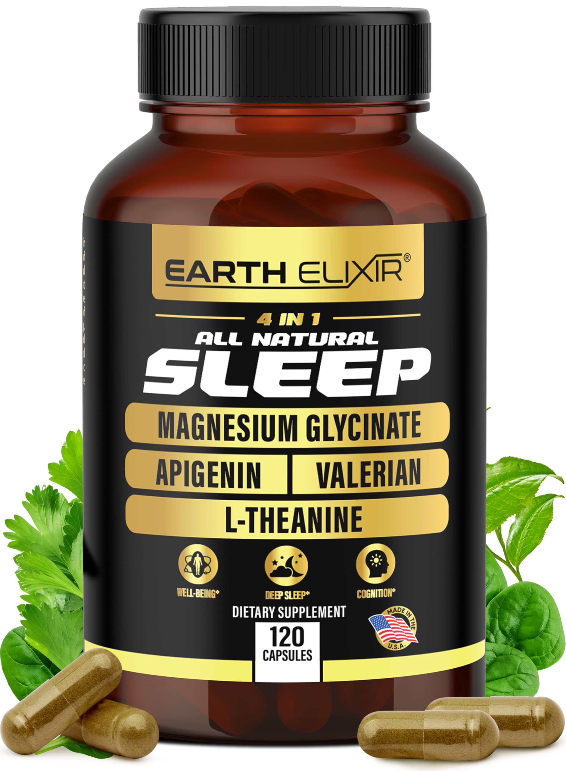 Foto 2 pulgar | Suplemento Earth Elixir All Natural Sleep de 120 Cápsulas-Venta Internacional