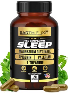 Foto 1 | Suplemento Earth Elixir All Natural Sleep de 120 Cápsulas-Venta Internacional