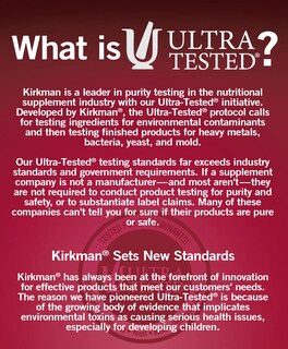 Foto 6 | Suplemento Multivitamínicas y Minerales Kirkman 120 Capsulas - Venta Internacional