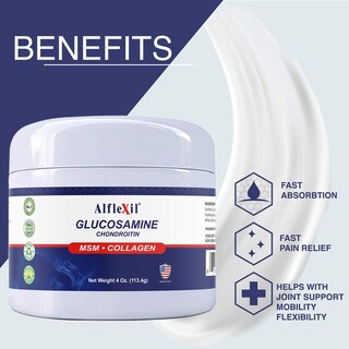 Foto 3 | Crema Alflexil Glucosamina y Condroitina con MSM y Colágeno 120 ml - Venta Internacional