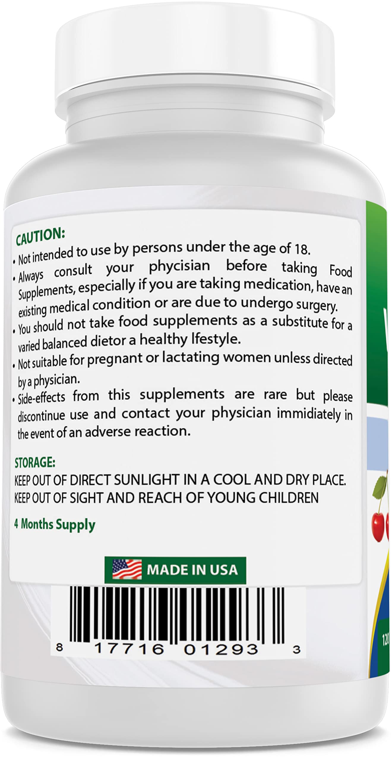 Foto 4 pulgar | Suplemento Best Naturals de Vitamina B12 6000 Mcg 120 Tabletas - Venta Internacional