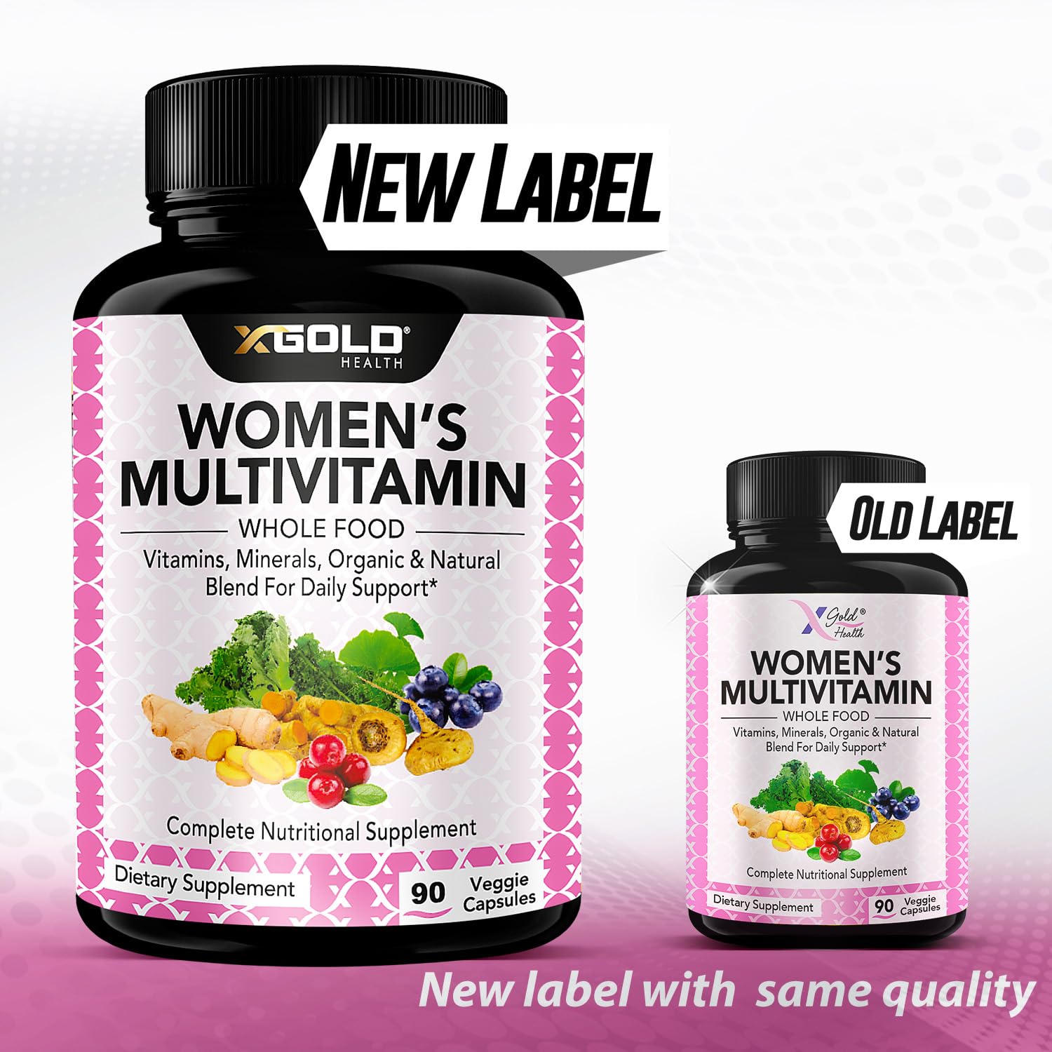 Foto 7 pulgar | Multivitamínico X Gold Health Veganas con Alimentos Integrales para Mujeres Mayores De 50 Años - Venta Internacional