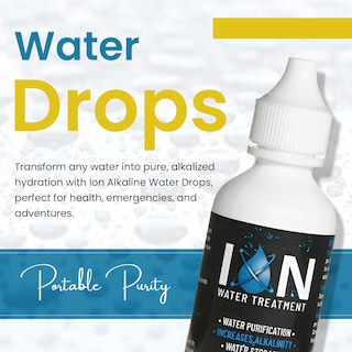 Foto 2 | Gotas Alcalinas Potenciadoras de pH para Tratamiento de Agua- Venta Internacional