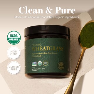 Foto 4 | Suplemento en Polvo de Hierba de Trigo Orgánico 180g - Venta Internacional