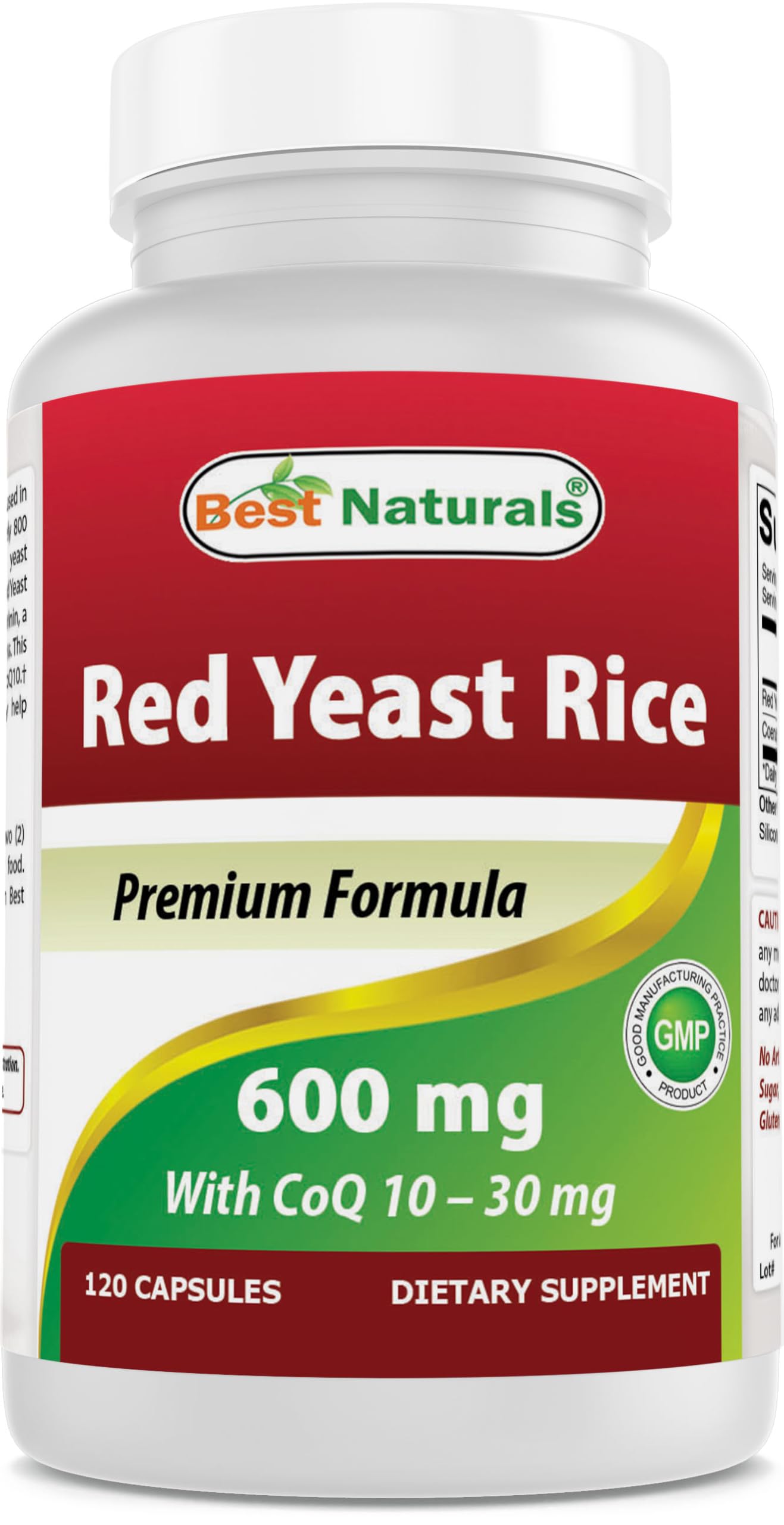 Foto 2 pulgar | Suplemento Best Naturals de Arroz de Levadura Roja con CoQ10 120 Cápsulas - Venta Internacional