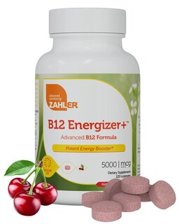 Foto 1 | Suplemento Zahler Energizer+ De Vitamina B12 5000 Mcg 120 Comprimidos - Venta Internacional.
