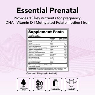 Foto 3 | Vitamina Prenatal Theralogix Theranatal One 90 Cápsulas - Venta Internacional