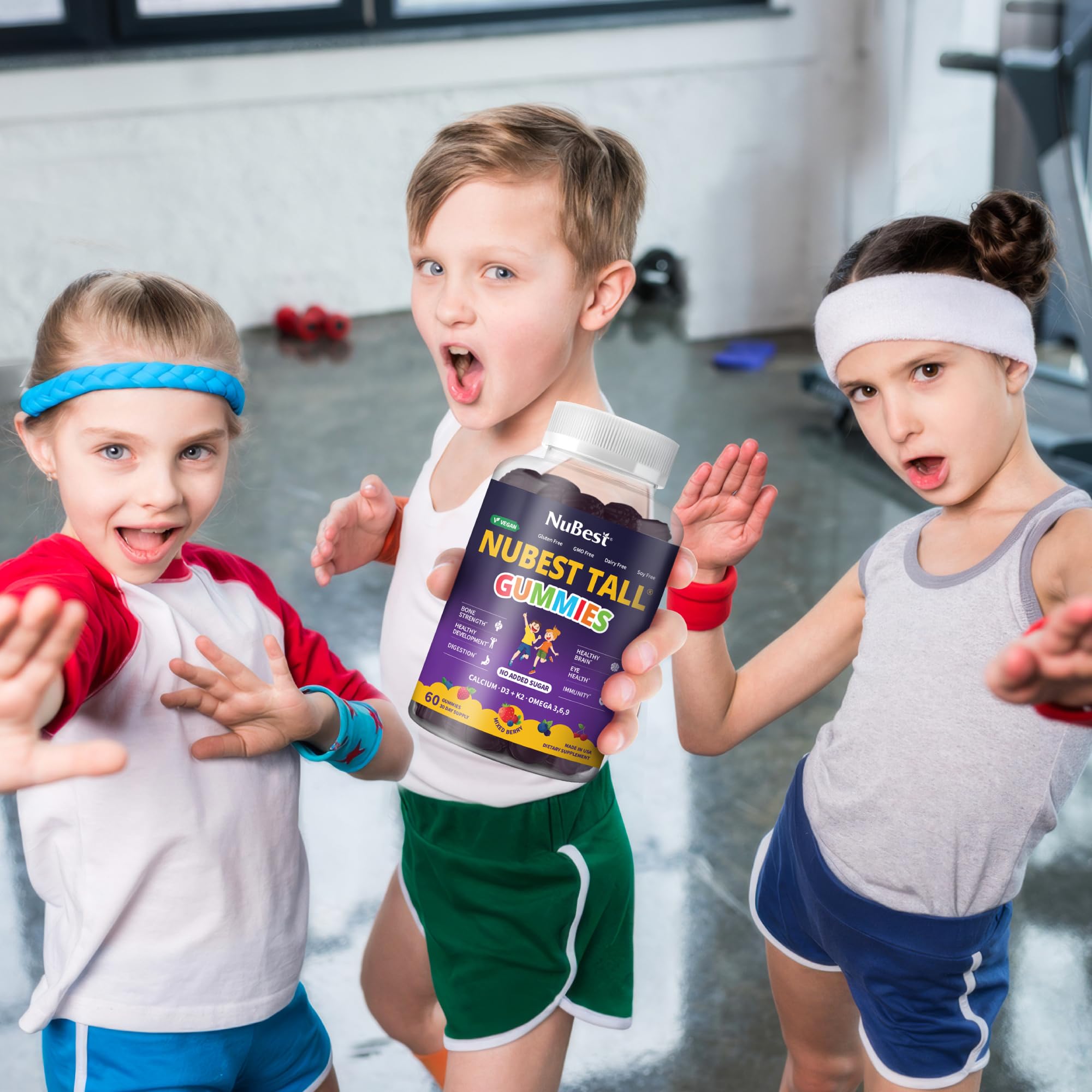 Foto 7 pulgar | Gomitas Multivitamínicas Nubest Tall Para Niños Mayores De 2 Años Y Adolescentes 60 Unidades - Venta Internacional.