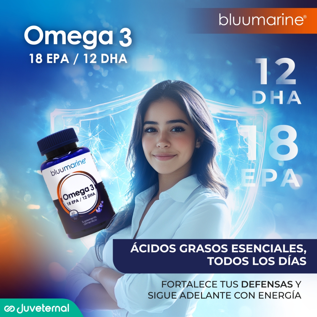 Foto 5 pulgar | Bluumarine Omega 3 Con 18% Epa Y 12% Dha, Suplemento Alimenticio, 60 Cápsulas, Apoyo Cardiovascular, Cerebral Y Ocular