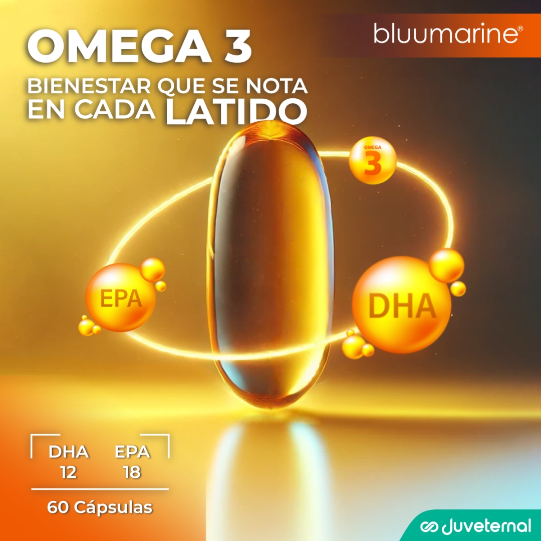 Foto 6 pulgar | Bluumarine Omega 3 Con 18% Epa Y 12% Dha, Suplemento Alimenticio, 60 Cápsulas, Apoyo Cardiovascular, Cerebral Y Ocular