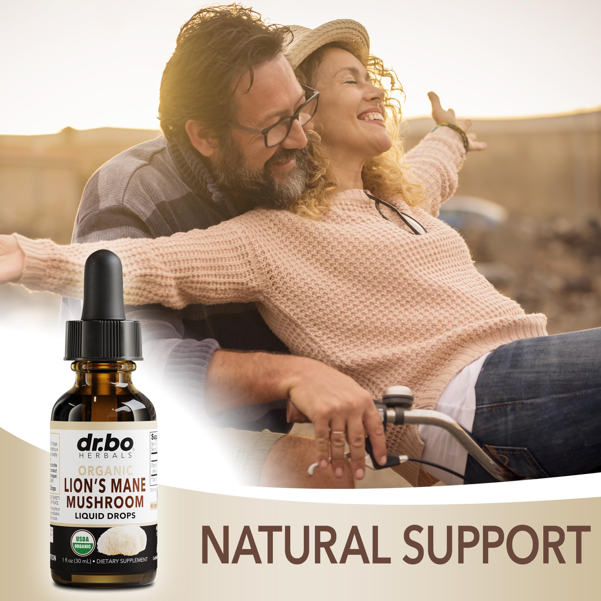 Foto 5 | Suplemento En Gotas Dr. Bo Lions Mane Mushroom, 30 Ml, Orgánico - Venta Internacional.
