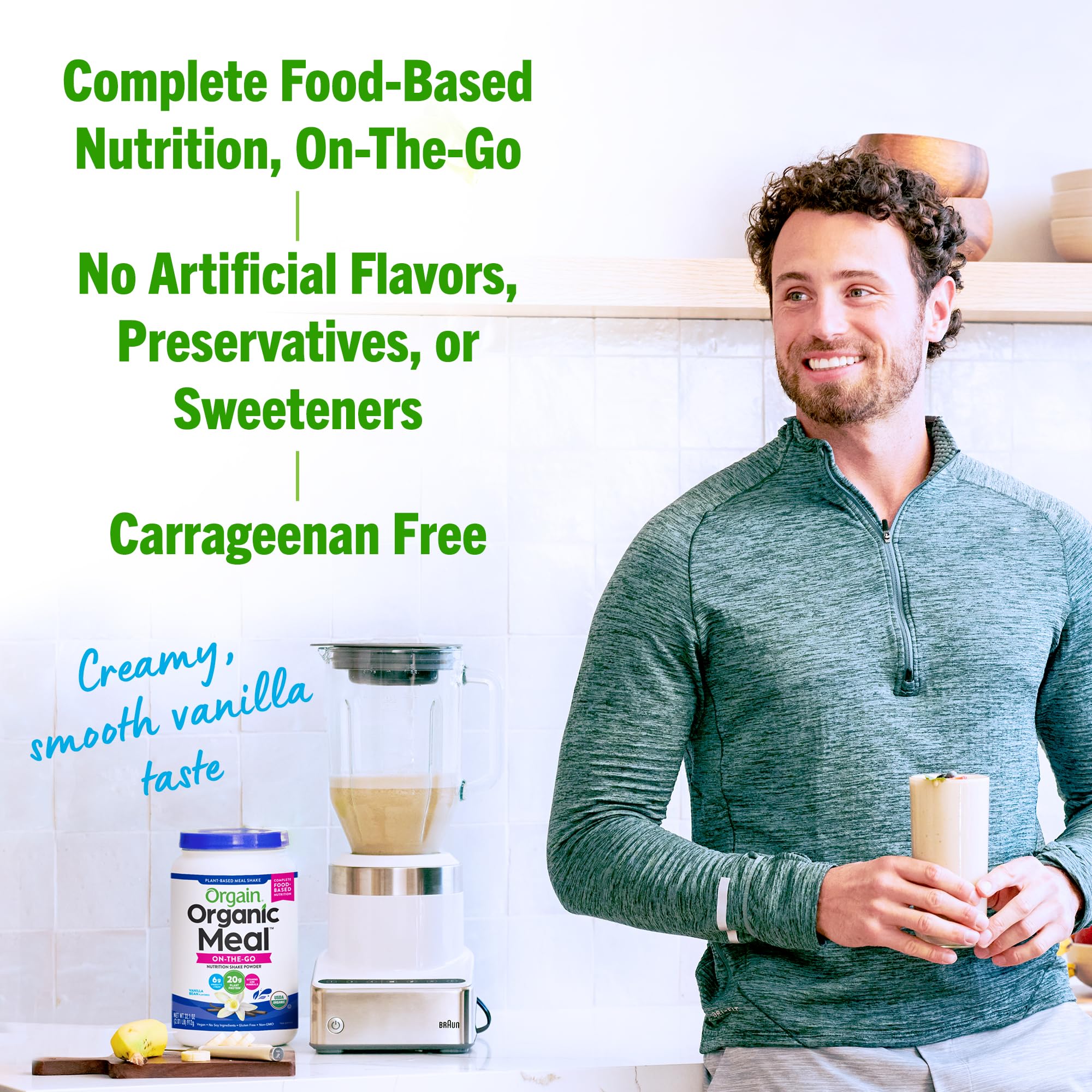 Foto 5 | Proteína En Polvo Sustitutiva De Comidas Orgain Organic 910 G - Venta Internacional.