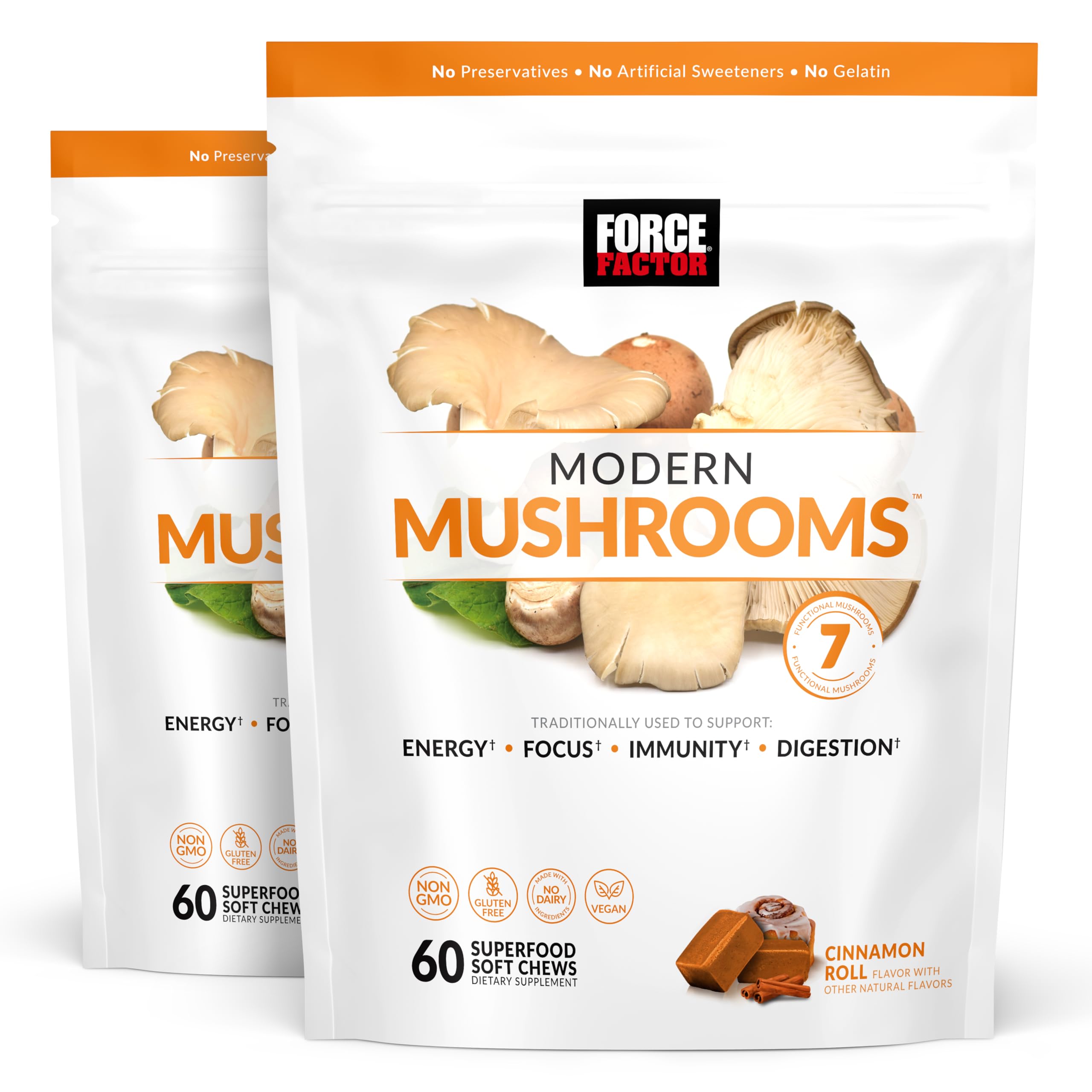Suplemento De Hongos Force Factor Modern Hongos, Paquete De 2 - Venta Internacional.
