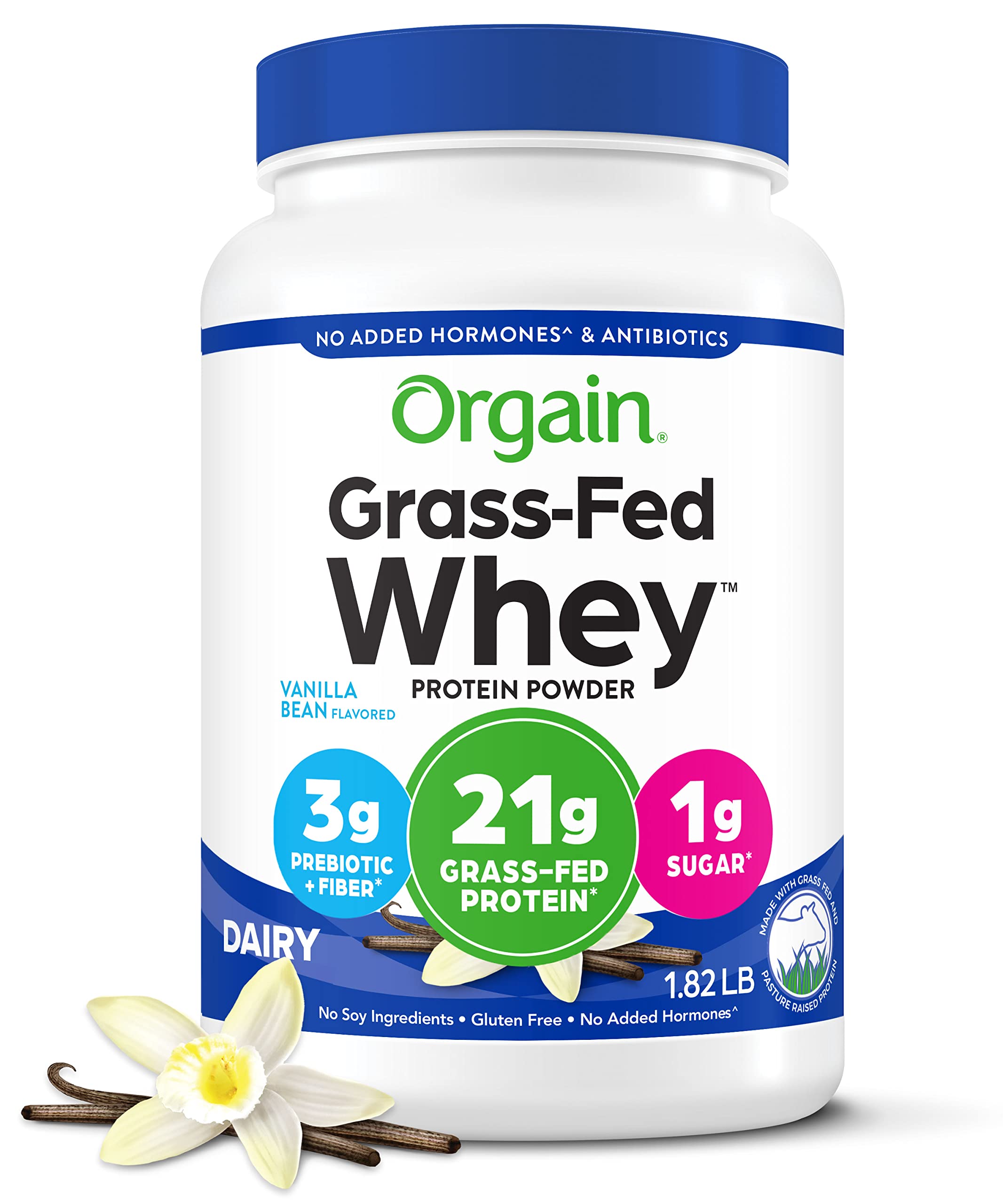 Foto 2 pulgar | Proteína De Suero De Leche En Polvo Orgánica, Vainilla, 826 G, De Animales Alimentados Con Pasto - Venta Internacional.