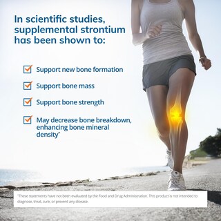 Foto 2 | Suplemento Euromedica Strontium Bone Health 60 Cápsulas - Venta Internacional
