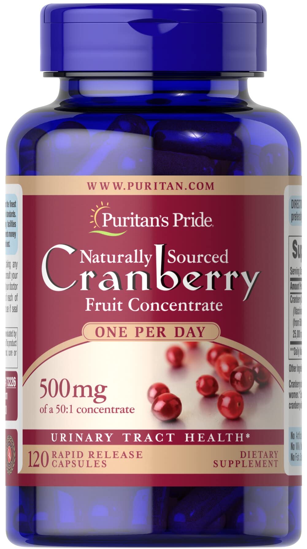 Foto 2 pulgar | Suplemento Puritan's Pride One A Day Cranberry 120 Cápsulas - Venta Internacional.