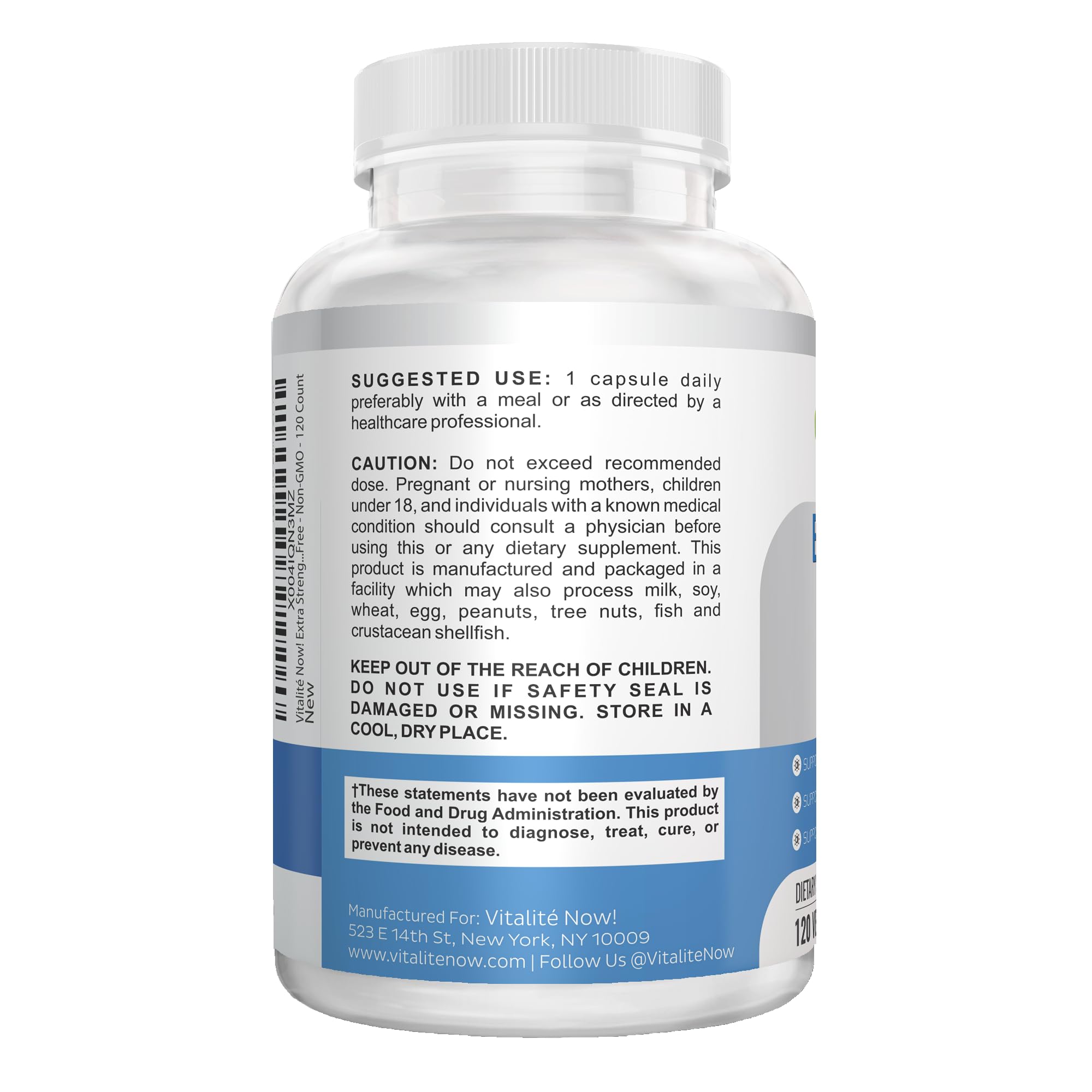 Foto 2 | Cápsulas De Gordolobo Extra Fuertes 3000 mg  120 Unidades - Venta Internacional