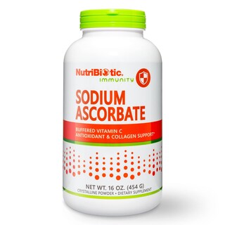 Foto 1 | Vitamina C En Polvo Nutribiotic, Ascorbato De Sodio, 473 Ml - Venta Internacional.