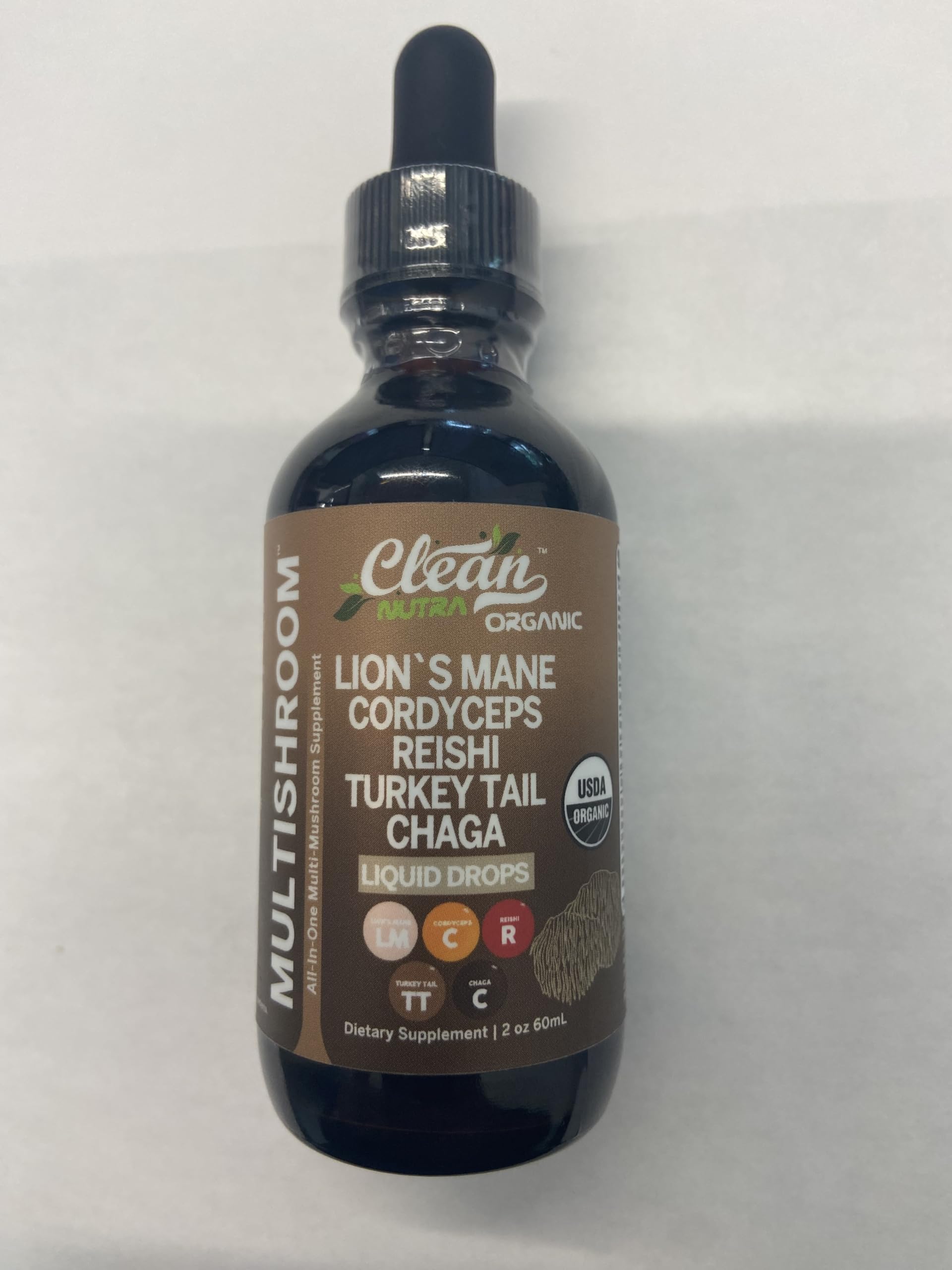 Foto 6 | Gotas Líquidas Supplement Clean Nutra Multishroom Organic - Venta Internacional.