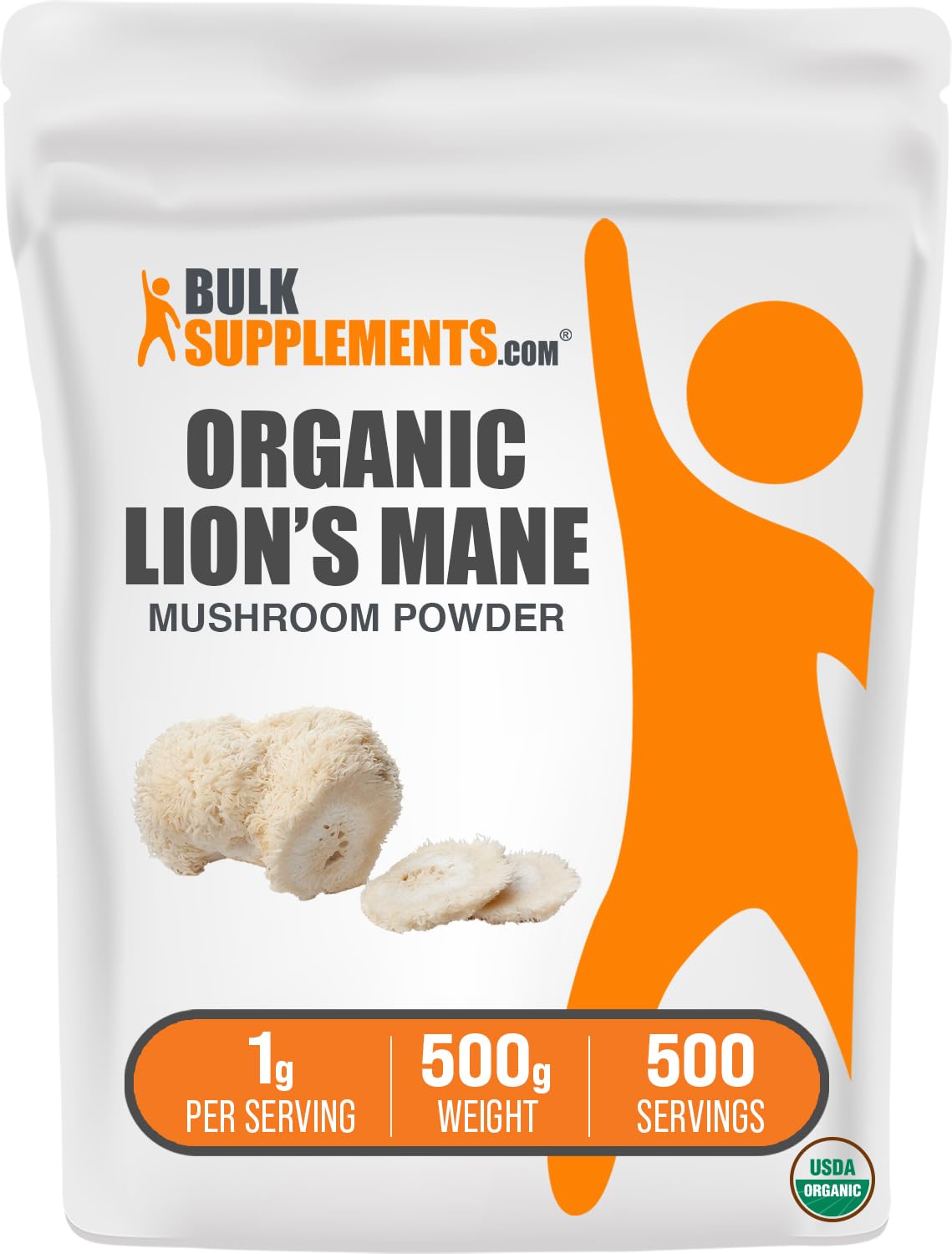 Foto 1 | Suplemento Bulksupplements.com Organic Lions Mane 500g - Venta Internacional.