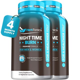 Foto 1 | Suplemento Nocturno Herbtonics Melatonina Y L-teanina 120 Cápsulas - Venta Internacional