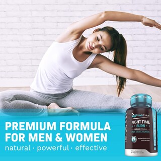 Foto 3 | Suplemento Nocturno Herbtonics Melatonina Y L-teanina 120 Cápsulas - Venta Internacional