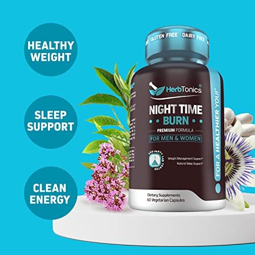 Foto 5 pulgar | Suplemento Nocturno Herbtonics Melatonina Y L-teanina 120 Cápsulas - Venta Internacional
