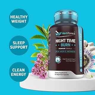 Foto 4 | Suplemento Nocturno Herbtonics Melatonina Y L-teanina 120 Cápsulas - Venta Internacional
