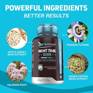 Foto 6 | Suplemento Nocturno Herbtonics Melatonina Y L-teanina 120 Cápsulas - Venta Internacional