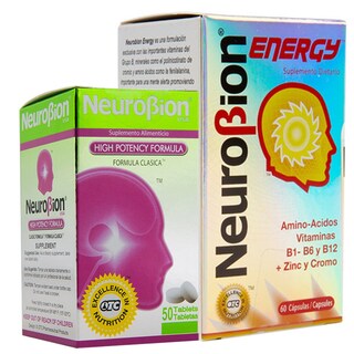 Foto 1 | Suplementos Neurobion Energy + Alta Potencia con Aminoácidos y Zinc - Venta Internacional