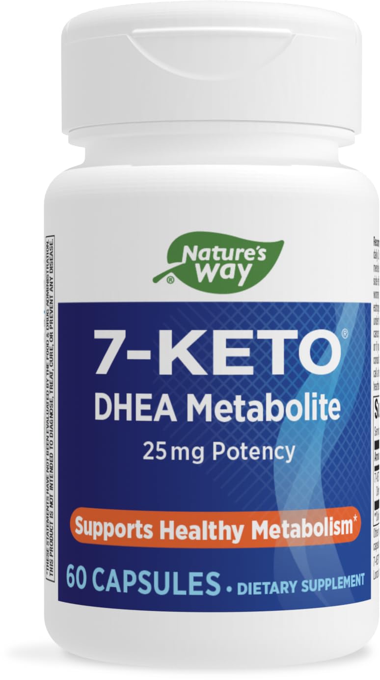 Foto 2 pulgar | Suplemento Nature's Way 7-keto Dhea Metabolito 25 Mg 60 Cápsulas - Venta Internacional.