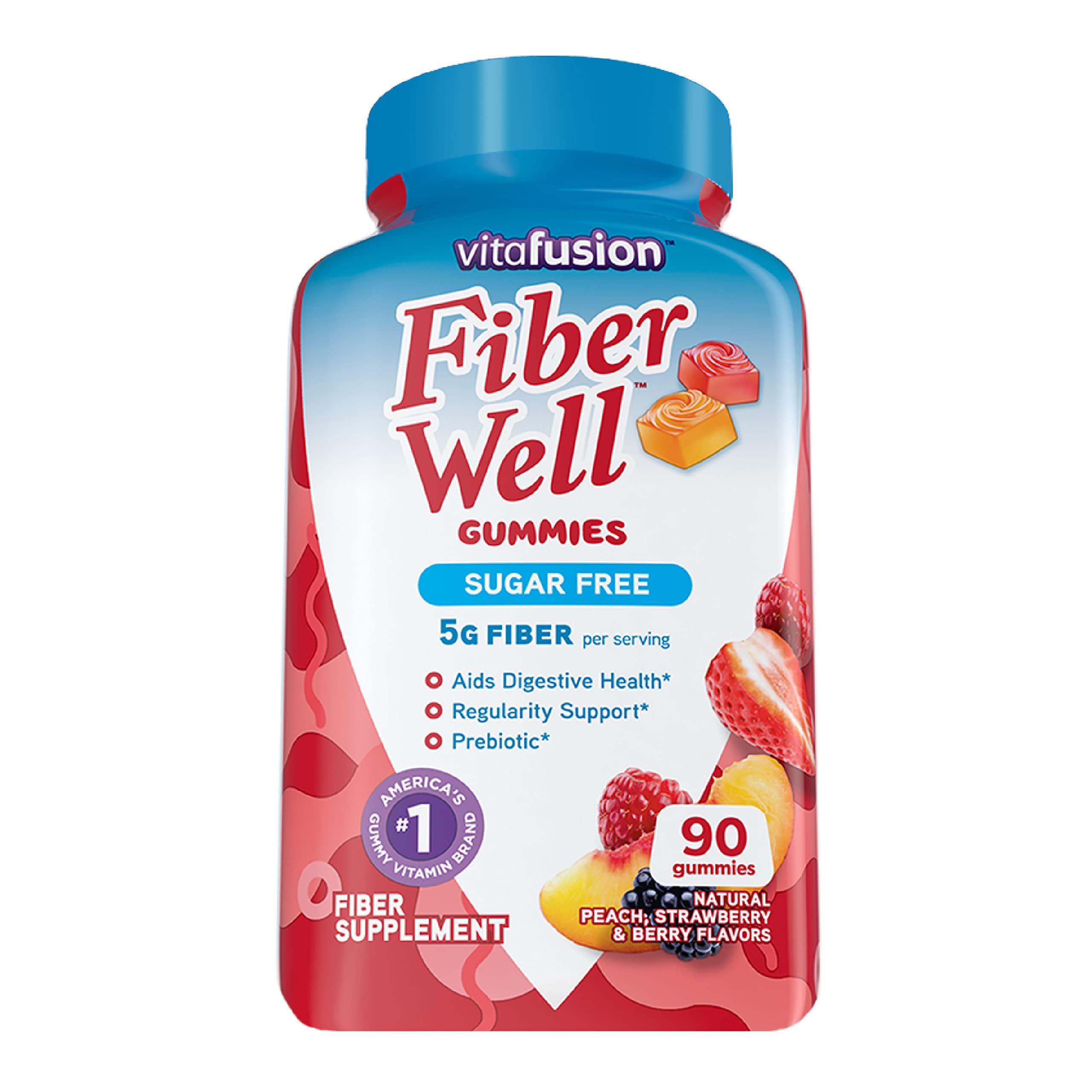 Foto 1 | Suplemento De Fibra Vitafusion Fiber Well Sin Azúcar, 90 Unidades - Venta Internacional.