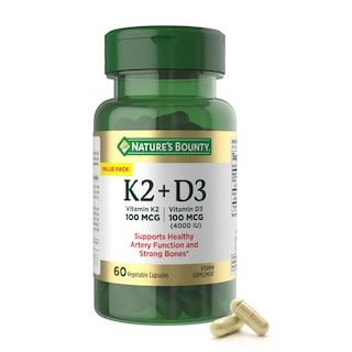 Foto 1 | Suplemento De Vitamina D3 K2 De Nature's Bounty De 4000 Ui + 100 Mcg - Venta Internacional.