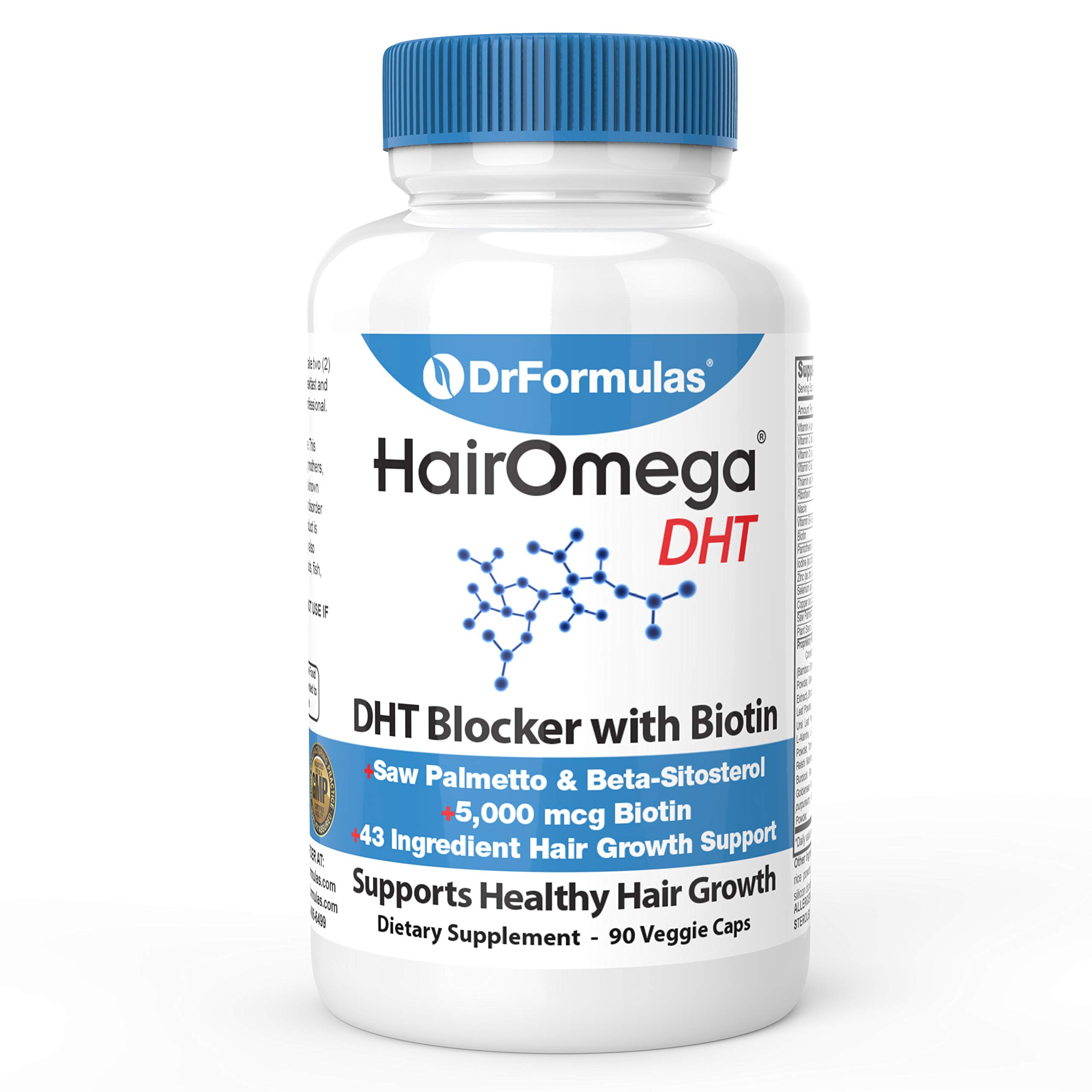 Foto 2 pulgar | Suplemento Dht Dht Blocker Hairomega Hair Growth 45d De Drformulas - Venta Internacional.