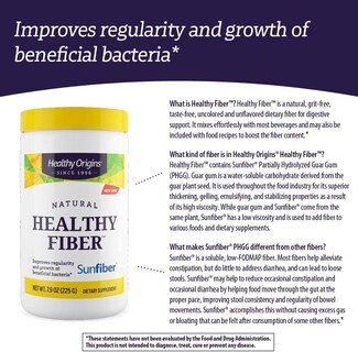 Foto 7 | Suplementos Para La Salud Intestinal Healthy Origins Healthy Fiber 225 G - Venta Internacional.