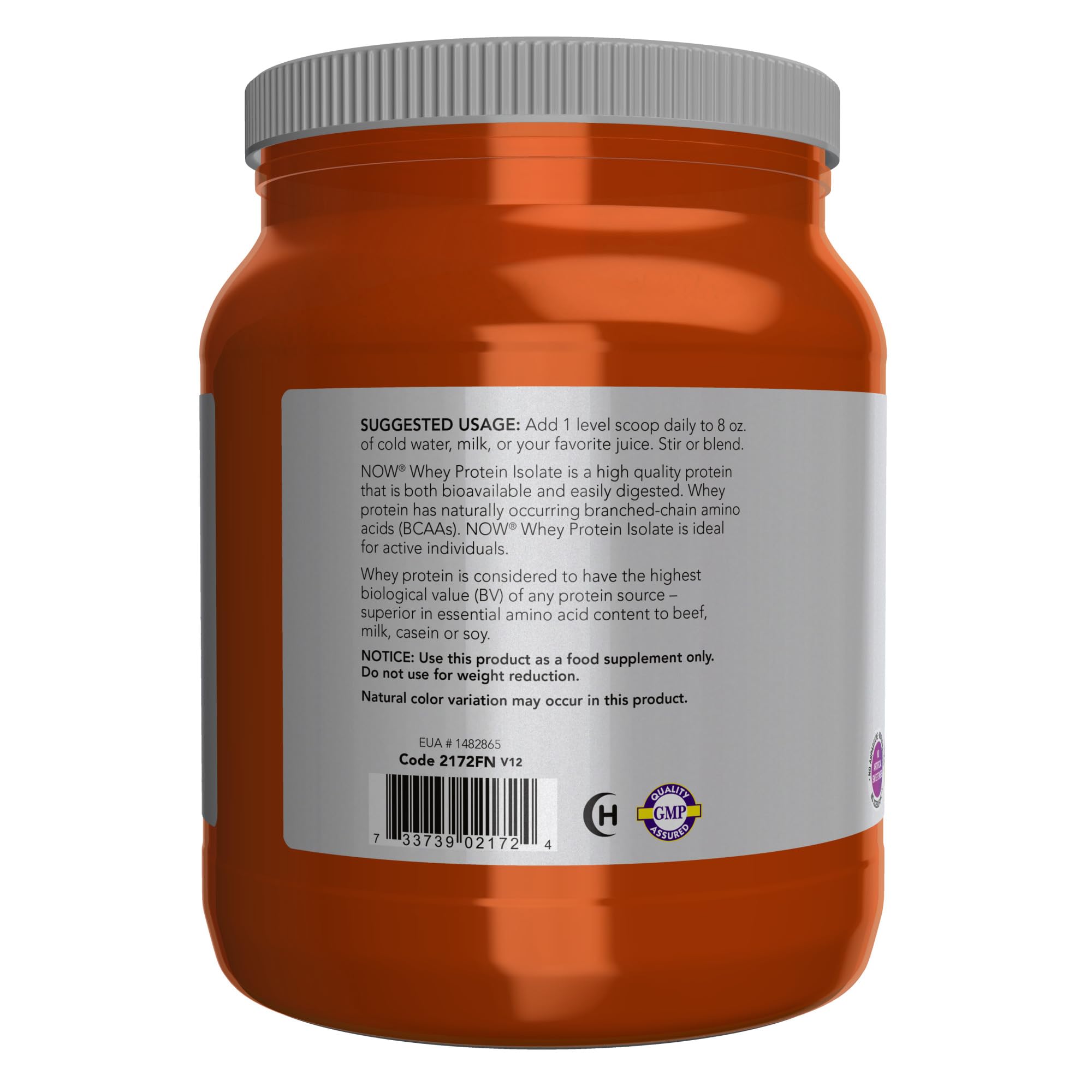 Foto 4 | Proteína De Suero Aislada Now Foods Sports, 1.2 Libras, Sin Sabor - Venta Internacional.