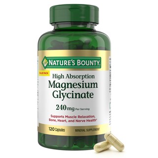 Foto 1 | Suplemento Nature's Bounty De Glicinato De Magnesio De Alta Absorción 240 Mg 120 Tabletas - Venta Internacional.