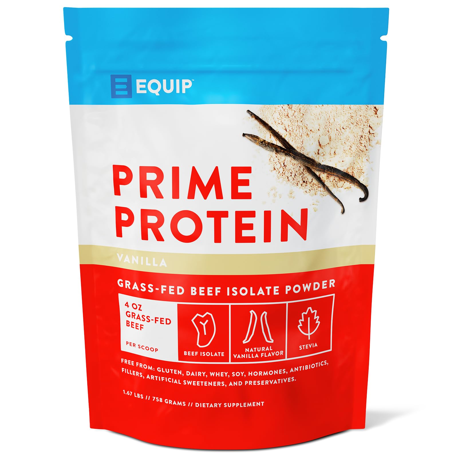 Proteína En Polvo Equip Foods Prime Vanilla 30 Porciones - Venta Internacional.
