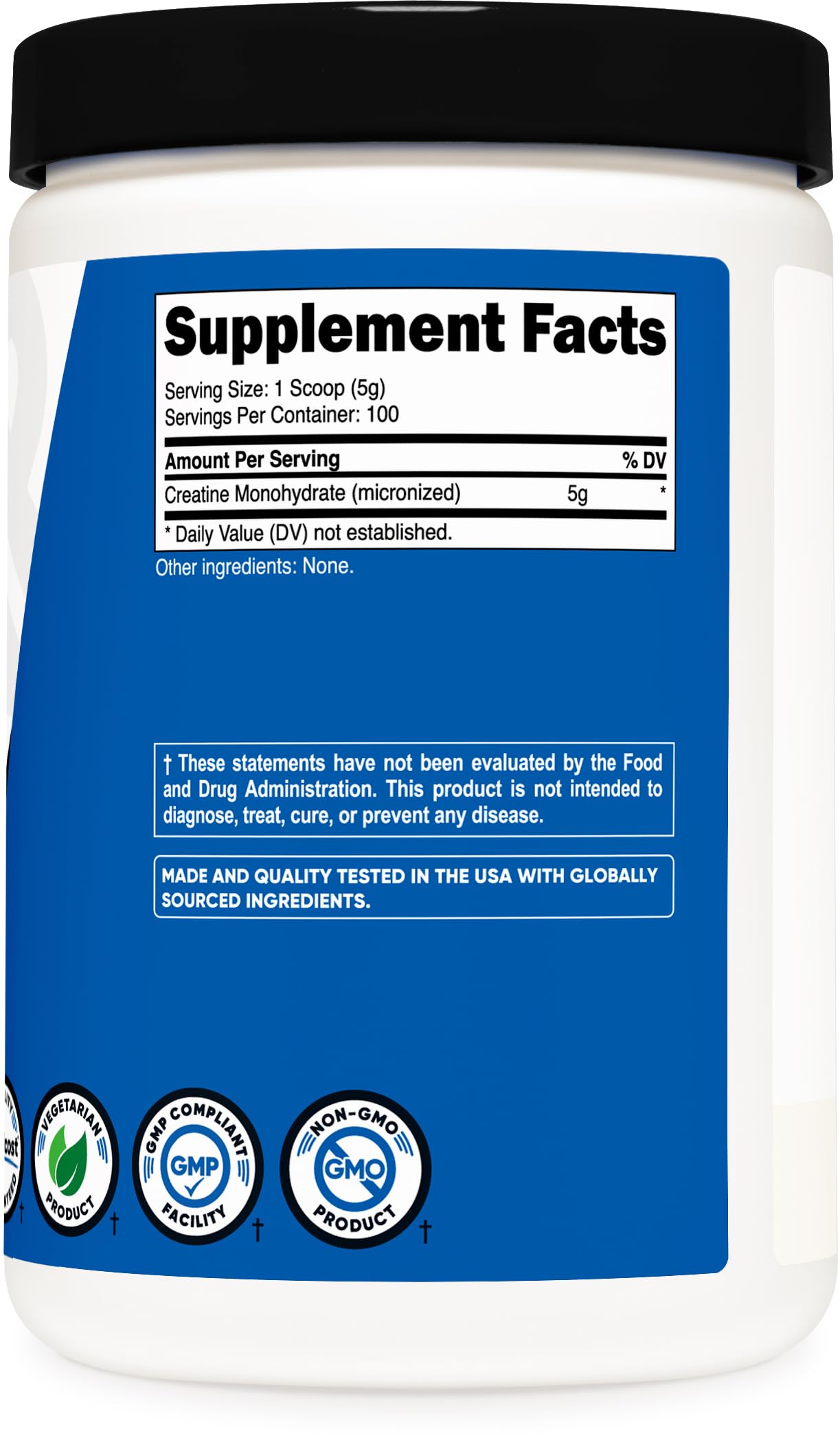 Foto 6 pulgar | Suplemento Nutricost Monohidrato De Creatina Micronizado 500g - Venta Internacional.
