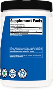 Foto 5 | Suplemento Nutricost Monohidrato De Creatina Micronizado 500g - Venta Internacional.