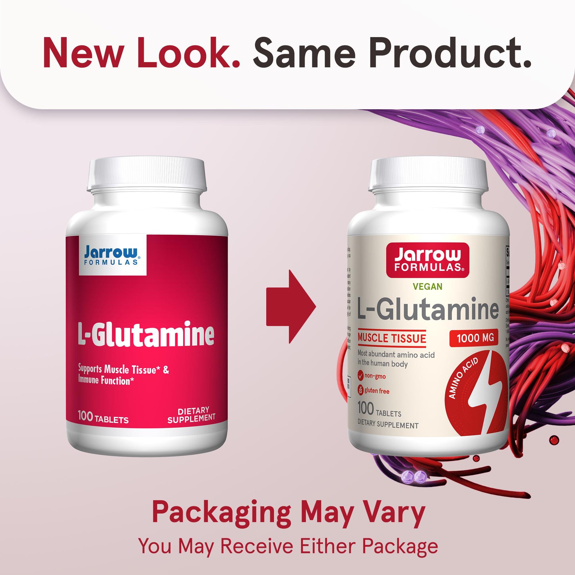 Foto 3 pulgar | Suplemento Jarrow Formulas L-glutamina 1000 Mg 100 Comprimidos - Venta Internacional.