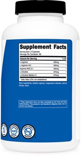 Foto 5 | Suplemento Nutricost Nitric Oxide Booster 2250 Mg 180 Cápsulas - Venta Internacional.