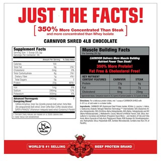 Foto 2 | Suplemento De Proteína De Carne Desmenuzada Musclemeds Carnivor De 1,97 Kg De Chocolate - Venta Internacional.