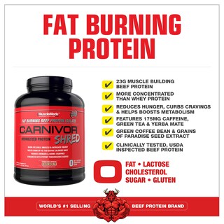 Foto 3 | Suplemento De Proteína De Carne Desmenuzada Musclemeds Carnivor De 1,97 Kg De Chocolate - Venta Internacional.