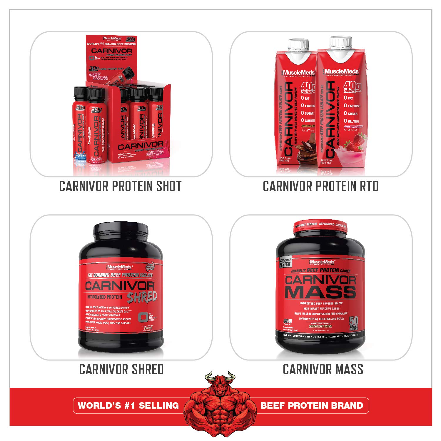 Foto 7 | Proteína En Polvo Musclemeds Carnivor Bioengineered Beef, 1,76 Kg - Venta Internacional.