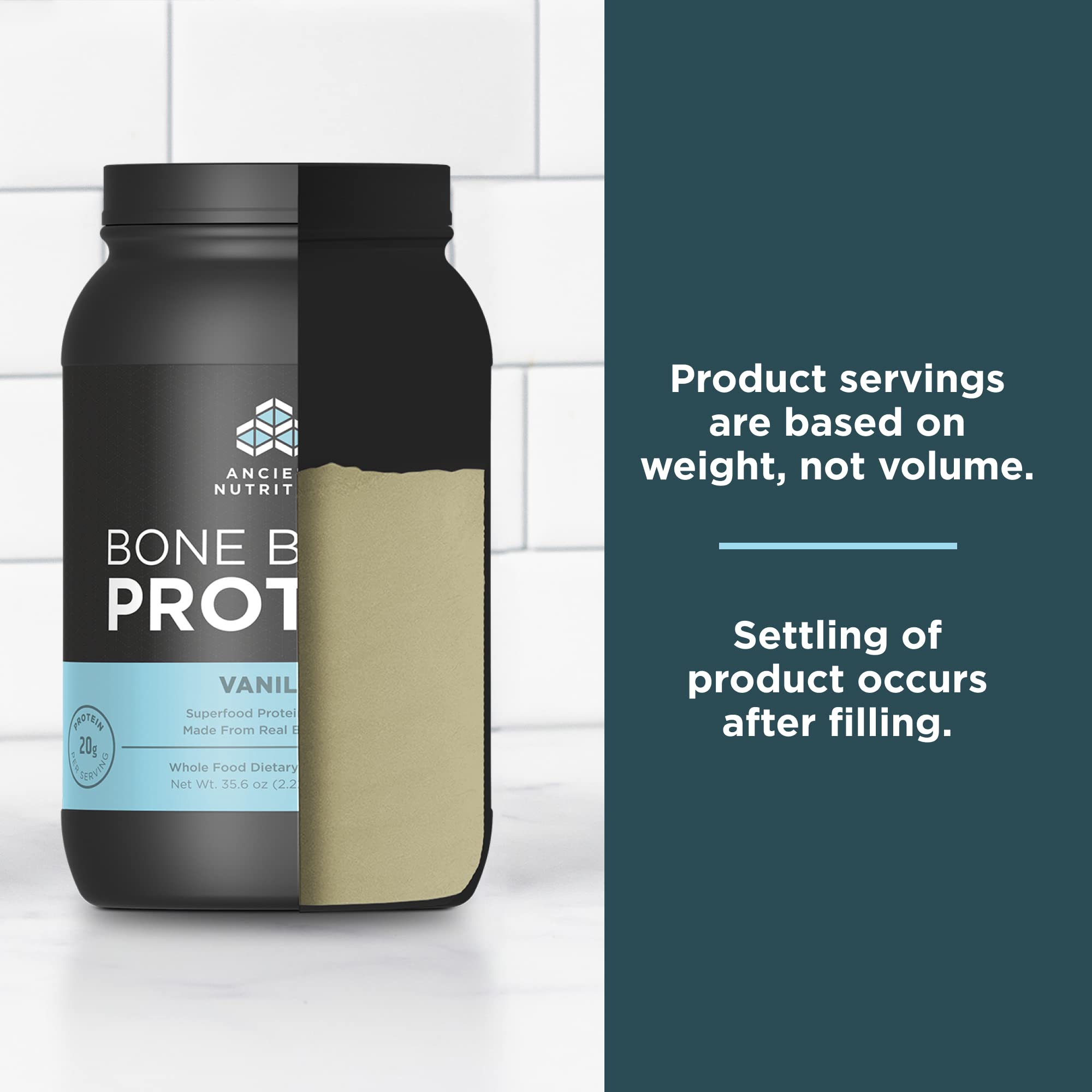 Foto 7 | Proteína En Polvo Ancient Nutrition, Caldo De Huesos, Vainilla, 40 Raciones - Venta Internacional.