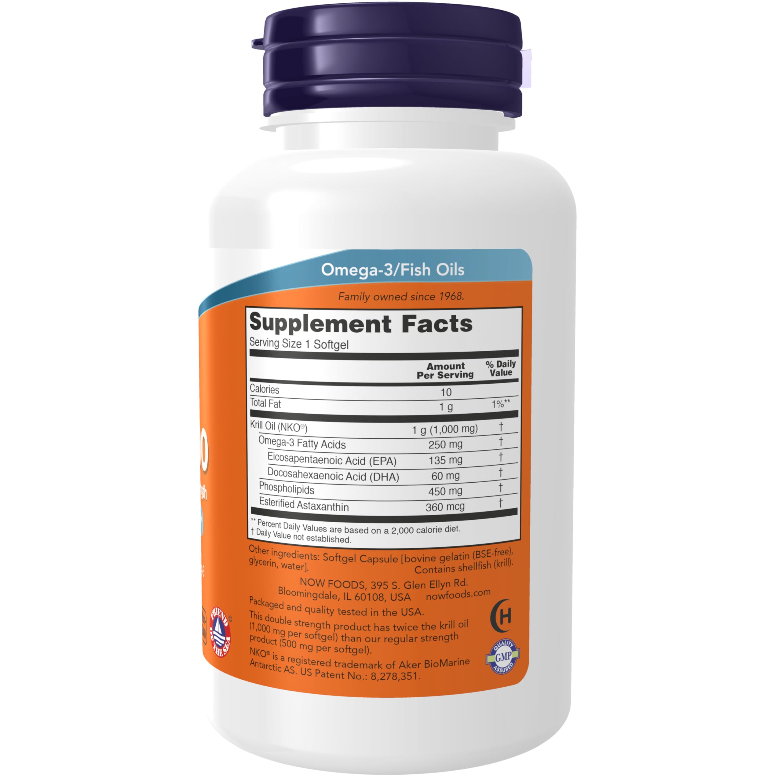 Foto 3 pulgar | Supplements Now Foods Neptune Krill Double Strength 1000 Mg - Venta Internacional.
